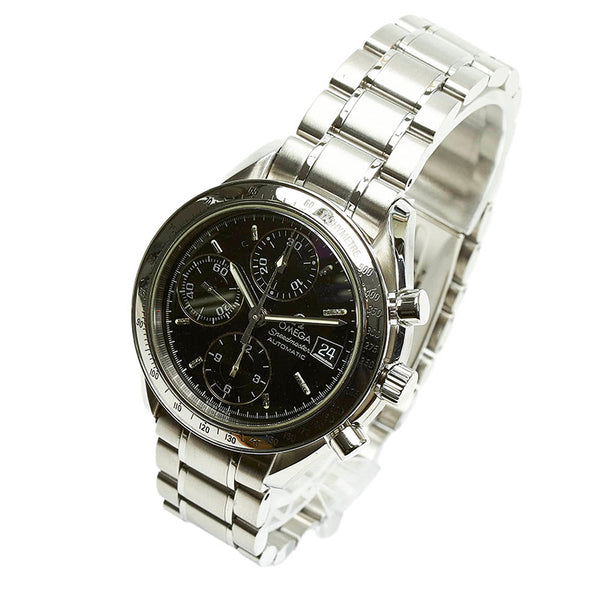 オメガ スピードマスター デイト 腕時計 3513.50 自動巻き ブラック文字盤 ステンレススチール メンズ OMEGA 【中古】