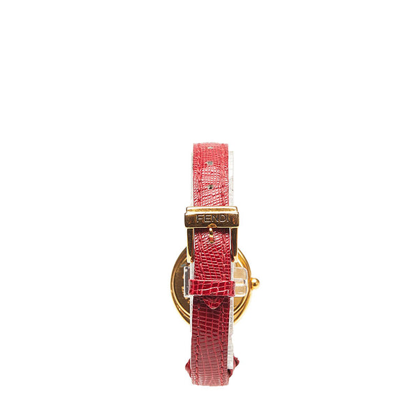 フェンディ カメレオン チェンジベルト 腕時計 640L クオーツ ホワイト文字盤 メッキ レディース FENDI 【中古】