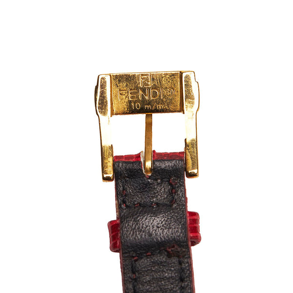 フェンディ カメレオン チェンジベルト 腕時計 640L クオーツ ホワイト文字盤 メッキ レディース FENDI 【中古】