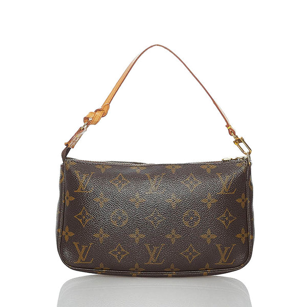 ルイ ヴィトン モノグラム アクセソワール ポーチ M40712 ブラウン PVC レザー レディース LOUIS VUITTON 【中古】