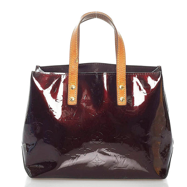 ルイ ヴィトン モノグラム ヴェルニ リードPM ハンドバッグ M91993 アマラント パテントレザー レザー レディース LOUIS VUITTON 【中古】
