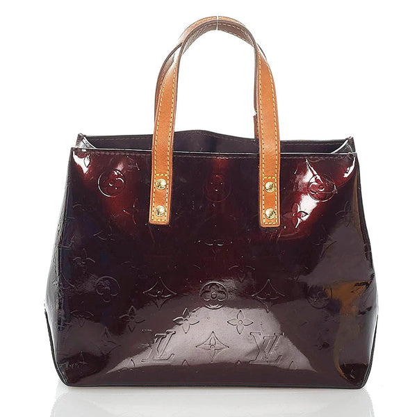 ルイ ヴィトン モノグラム ヴェルニ リードPM ハンドバッグ M91993 アマラント パテントレザー レザー レディース LOUIS VUITTON 【中古】