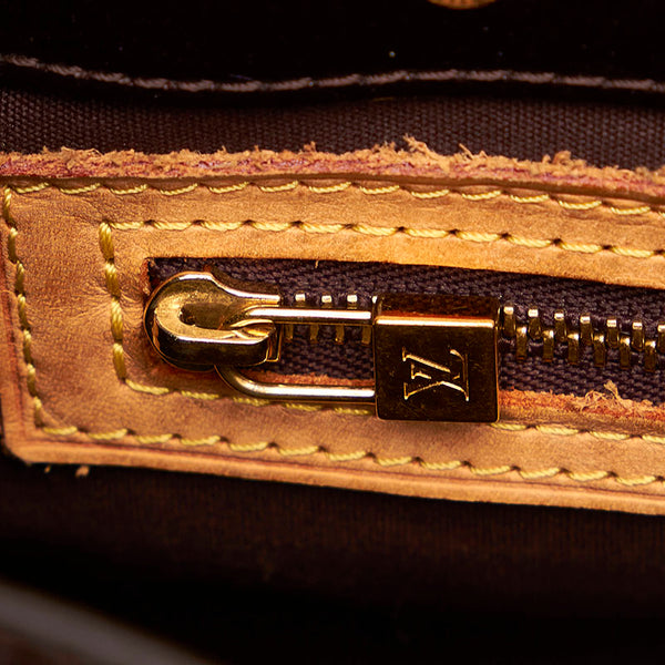 ルイ ヴィトン モノグラム ヴェルニ リードPM ハンドバッグ M91993 アマラント パテントレザー レザー レディース LOUIS VUITTON 【中古】