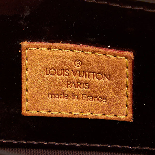 ルイ ヴィトン モノグラム ヴェルニ リードPM ハンドバッグ M91993 アマラント パテントレザー レザー レディース LOUIS VUITTON 【中古】