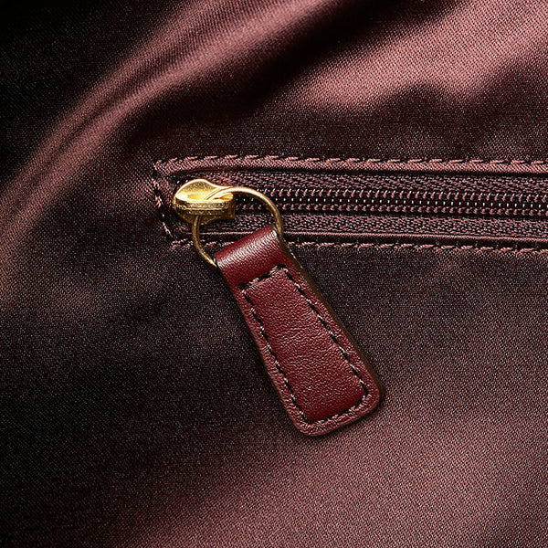 コーチ ハンドバッグ ショルダーバッグ２WAY F25151  ワインレッド レッド パープル レザー レディース COACH 【中古】