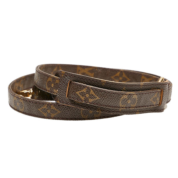 ルイ ヴィトン モノグラム J75010 ブラウン PVC ショルダーストラップ レディース LOUIS VUITTON 【中古】