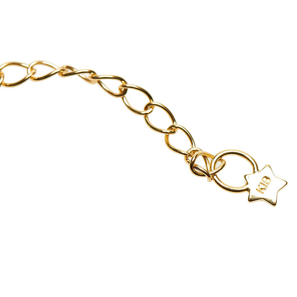 スタージュエリー K18YG イエローゴールド ダイヤ0.16ct ダイヤ0.08ct ネックレス レディース STAR JEWELRY 【中古】