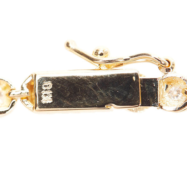 K18YG イエローゴールド ダイヤ1.05ct ブレスレット レディース 【中古】