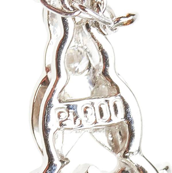 Pt900 プラチナ ダイヤ0.27ct ダイヤ0.91ct ブローチ レディース 【中古】