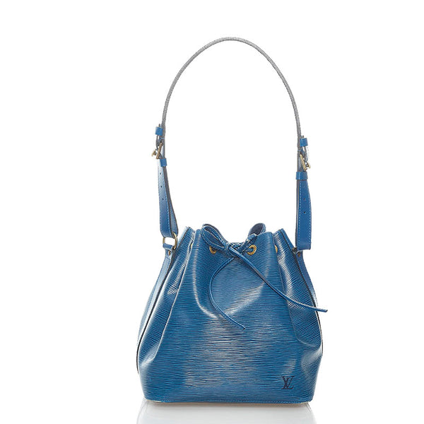 ルイ ヴィトン エピ プチノエ ショルダーバッグ M44105 トレドブルー レザー レディース LOUIS VUITTON 【中古】
