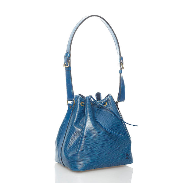 ルイ ヴィトン エピ プチノエ ショルダーバッグ M44105 トレドブルー レザー レディース LOUIS VUITTON 【中古】