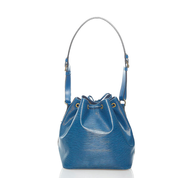 ルイ ヴィトン エピ プチノエ ショルダーバッグ M44105 トレドブルー レザー レディース LOUIS VUITTON 【中古】