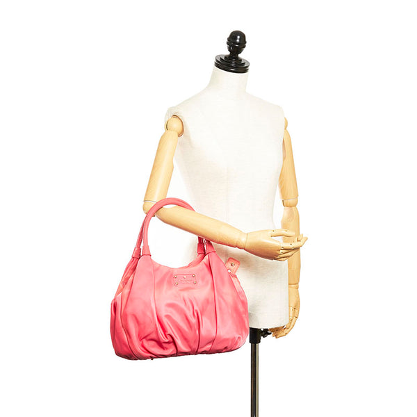 ケイトスペード ハンドバッグ ピンク ナイロン レザー レディース Kate Spade 【中古】