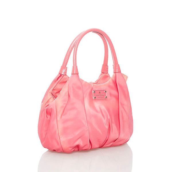 ケイトスペード ハンドバッグ ピンク ナイロン レザー レディース Kate Spade 【中古】