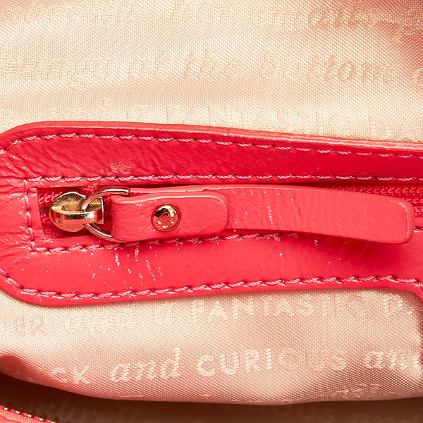 ケイトスペード ハンドバッグ ピンク ナイロン レザー レディース Kate Spade 【中古】