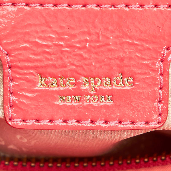 ケイトスペード ハンドバッグ ピンク ナイロン レザー レディース Kate Spade 【中古】