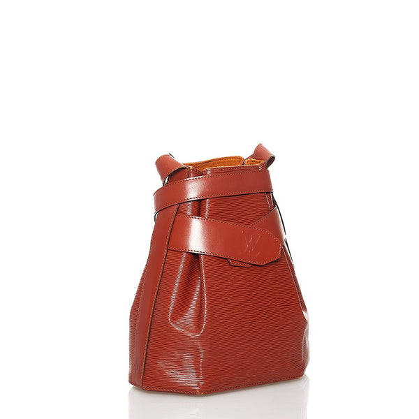 ルイ ヴィトン エピ サックデポールPM ショルダーバッグ M80203 ケニアブラウン レザー レディース LOUIS VUITTON 【中古】