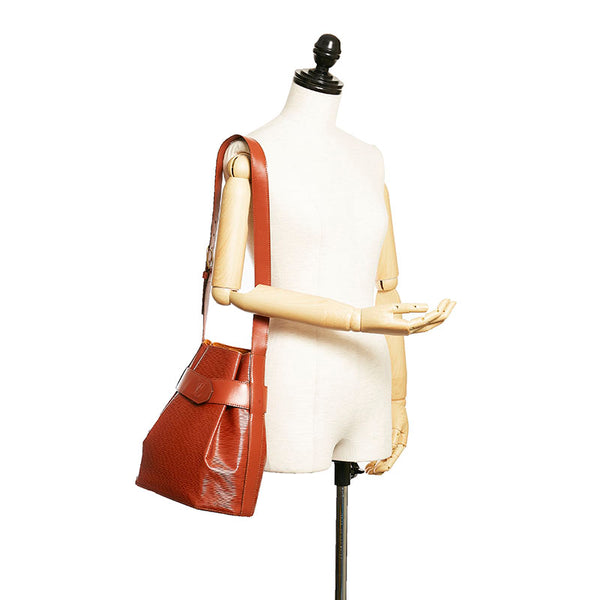 ルイ ヴィトン エピ サックデポールPM ショルダーバッグ M80203 ケニアブラウン レザー レディース LOUIS VUITTON 【中古】