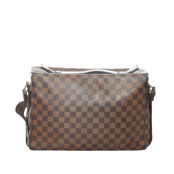 ルイ ヴィトン ダミエ ブロードウェイ ショルダーバッグ N42270 ブラウン PVC レザー メンズ LOUIS VUITTON 【中古】