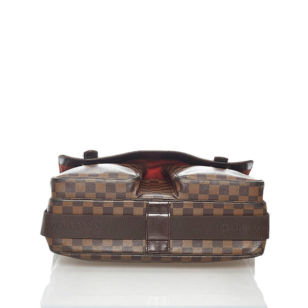 ルイ ヴィトン ダミエ ブロードウェイ ショルダーバッグ N42270 ブラウン PVC レザー メンズ LOUIS VUITTON 【中古】