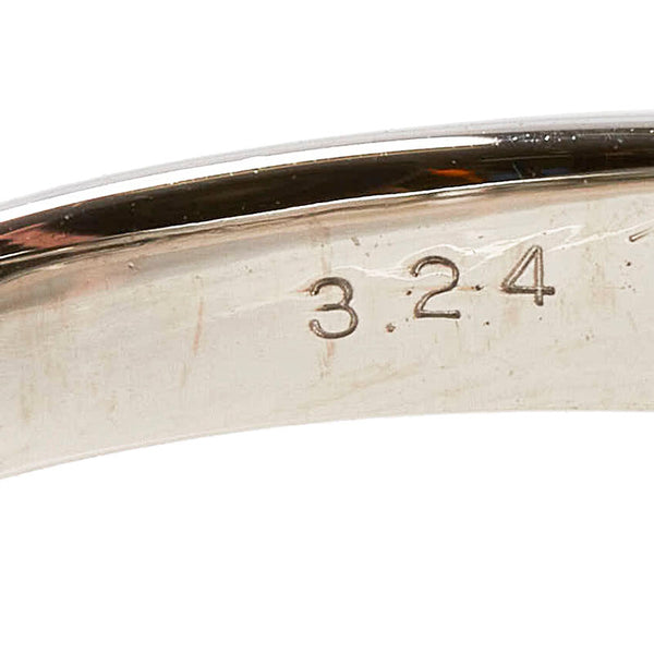 Pt900 プラチナ ブルートルマリン3.24ct ダイヤ0.04ct リング 指輪 レディース 13.5号 【中古】