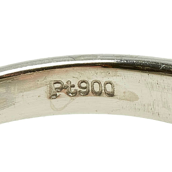 Pt900 プラチナ ひすい1.78ct ダイヤ0.50ct リング 指輪 レディース 13.5号 【中古】