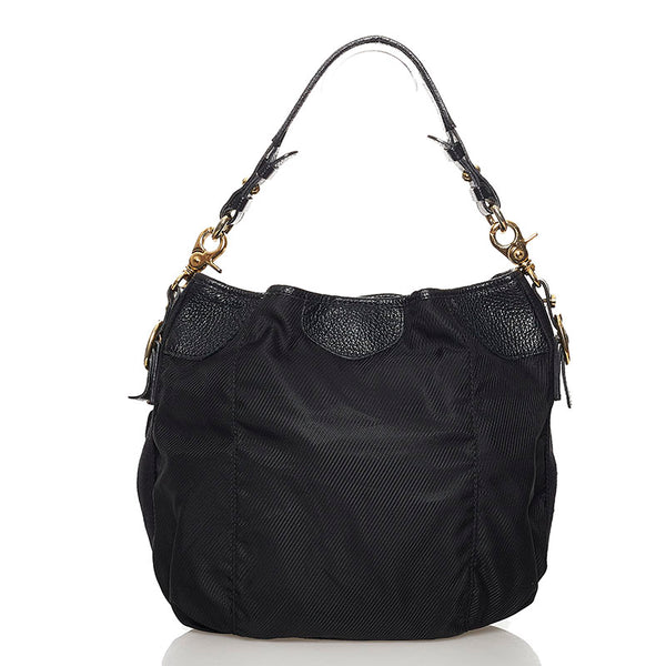 オロビアンコ ハンドバッグ ショルダーバッグ２WAY ブラック ナイロン レザー レディース Orobianco 【中古】