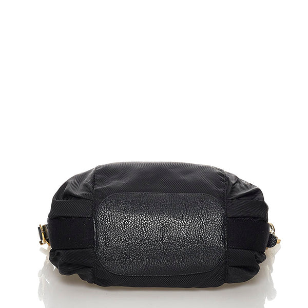 オロビアンコ ハンドバッグ ショルダーバッグ２WAY ブラック ナイロン レザー レディース Orobianco 【中古】