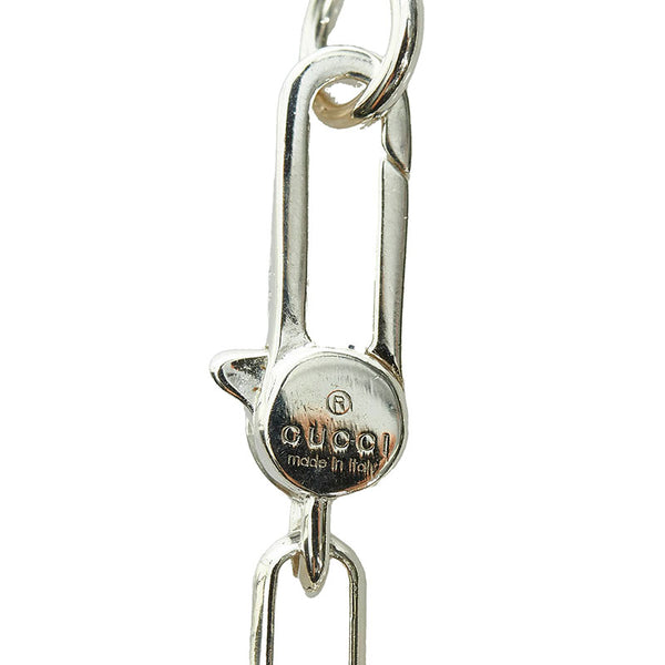 グッチ GGロゴ インターロッキングG ネックレス 295710 J8400 8106 シルバー SV925 シルバー レディース GUCCI 【中古】