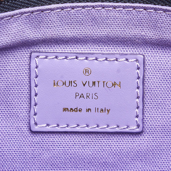 ルイ ヴィトン モノグラム カバイパネマPM マリン ハンドバッグ M95983 ブラック パープル キャンバス レザー レディース LOUIS VUITTON 【中古】