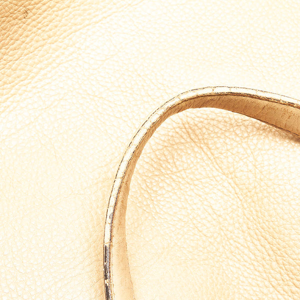 グッチ インターロッキングG ソーホー ハンドバッグ 282309 ブラウン レザー レディース GUCCI 【中古】