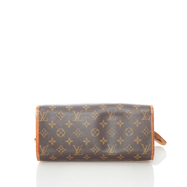 ルイ ヴィトン モノグラム ポパンクール オ ショルダーバッグ M40007 ブラウン PVC レザー レディース LOUIS VUITTON 【中古】