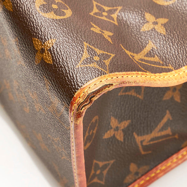 ルイ ヴィトン モノグラム ポパンクール オ ショルダーバッグ M40007 ブラウン PVC レザー レディース LOUIS VUITTON 【中古】