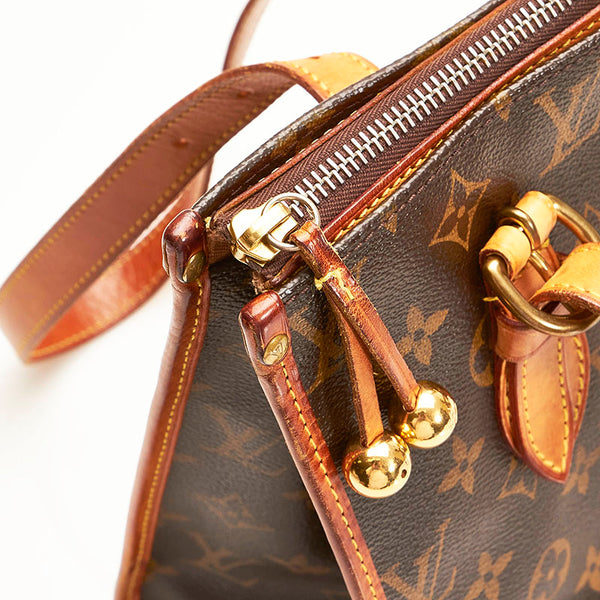 ルイ ヴィトン モノグラム ポパンクール オ ショルダーバッグ M40007 ブラウン PVC レザー レディース LOUIS VUITTON 【中古】