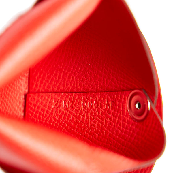 エルメス バスティア バイカラー コインケース ピンク レッド ヴォーエプソン レディース HERMES 【中古】