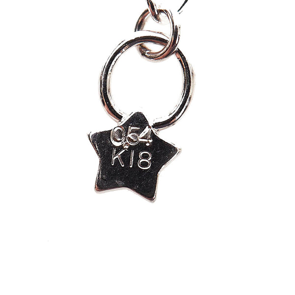 スタージュエリー K18WG ホワイトゴールド ダイヤ0.54ct ネックレス レディース STAR JEWELRY 【中古】
