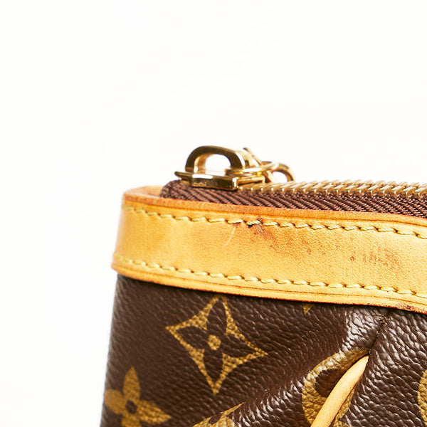 ルイ ヴィトン モノグラム ティボリPM ハンドバッグ M40143 ブラウン PVC レザー レディース LOUIS VUITTON 【中古】