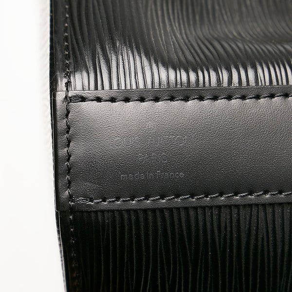 ルイ ヴィトン エピ サックデポールGM ショルダーバッグ M80155 ブラック レザー レディース LOUIS VUITTON 【中古】