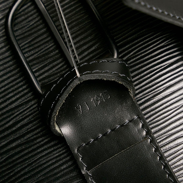 ルイ ヴィトン エピ サックデポールGM ショルダーバッグ M80155 ブラック レザー レディース LOUIS VUITTON 【中古】