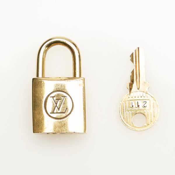 ルイ ヴィトン パドロック 旧型 9個セット カデナ ゴールド メッキ レディース LOUIS VUITTON 【中古】