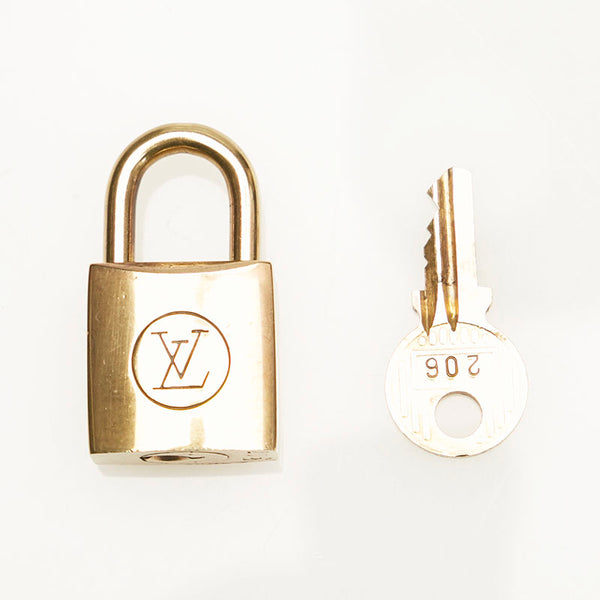 ルイ ヴィトン パドロック 旧型 9個セット カデナ ゴールド メッキ レディース LOUIS VUITTON 【中古】