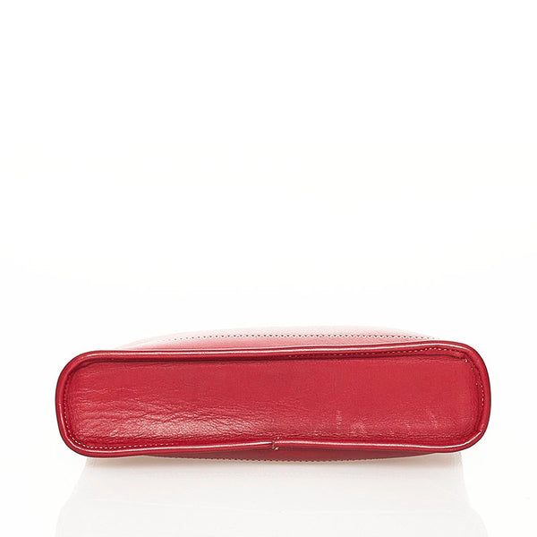 コーチ オールドコーチ ポーチ 9311 レッド レザー レディース COACH 【中古】