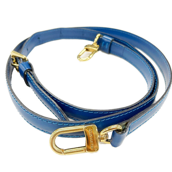 ルイ ヴィトン ブルー レザー ショルダーストラップ レディース LOUIS VUITTON 【中古】