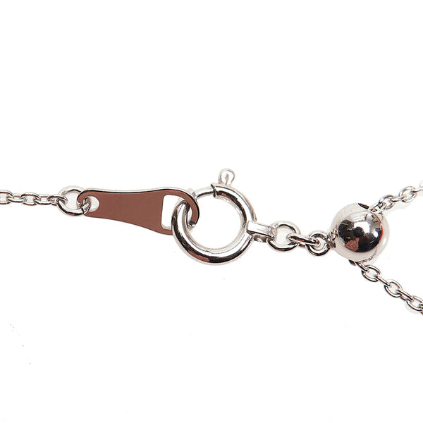 タサキ K18WG ホワイトゴールド ダイヤ0.15ct ネックレス レディース TASAKI 【中古】