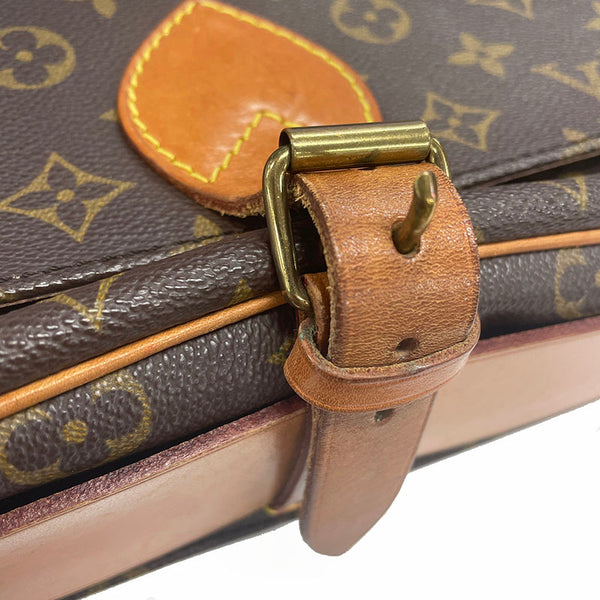 ルイ ヴィトン モノグラム カルトシエール26 斜め掛け ショルダーバッグ  M51252 ブラウン PVC レザー レディース LOUIS VUITTON 【中古】