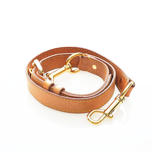 ルイ ヴィトン ショルダーストラップ ブラウン レザー レディース LOUIS VUITTON 【中古】