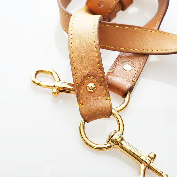 ルイ ヴィトン ショルダーストラップ ブラウン レザー レディース LOUIS VUITTON 【中古】