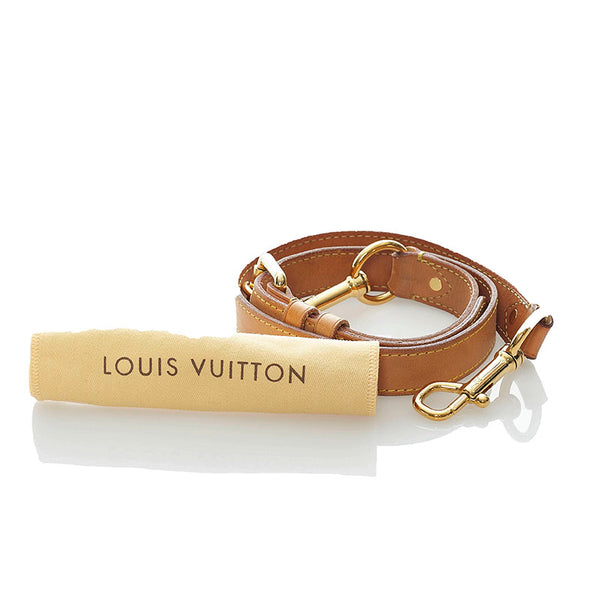 ルイ ヴィトン ショルダーストラップ ブラウン レザー レディース LOUIS VUITTON 【中古】