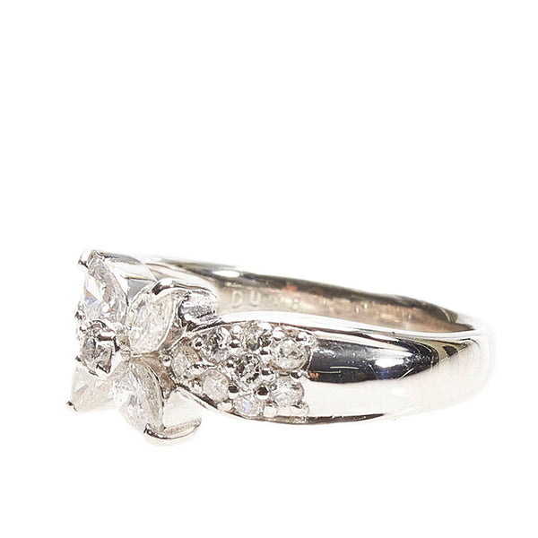 Pt900 プラチナ ダイヤ0.48ct ダイヤ0.31ct リング 指輪 レディース 8.5号 【中古】