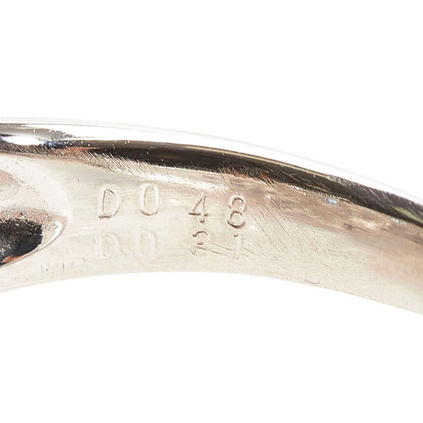 Pt900 プラチナ ダイヤ0.48ct ダイヤ0.31ct リング 指輪 レディース 8.5号 【中古】